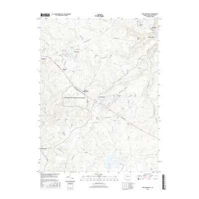 2016 Map of Fort Necessity, 2016 Print