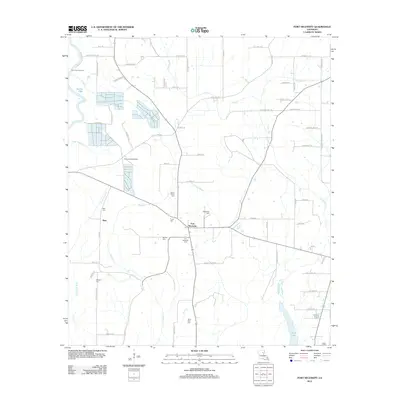 2012 Map of Fort Necessity, 2012 Print