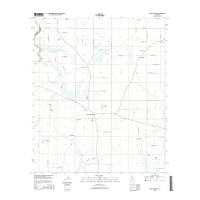 2015 Map of Fort Necessity, 2015 Print