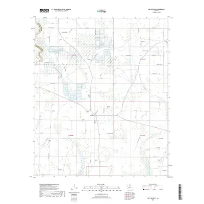 2018 Map of Fort Necessity, 2018 Print