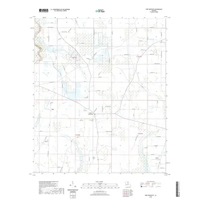 2020 Map of Fort Necessity, 2020 Print