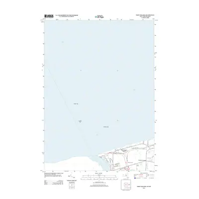 2013 Map of Fort Niagara, 2013 Print