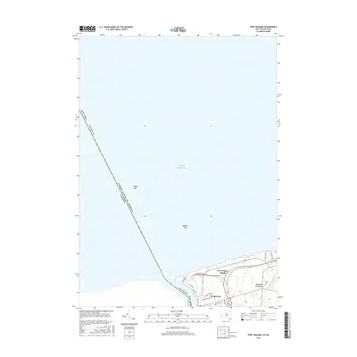 2016 Map of Fort Niagara, 2016 Print
