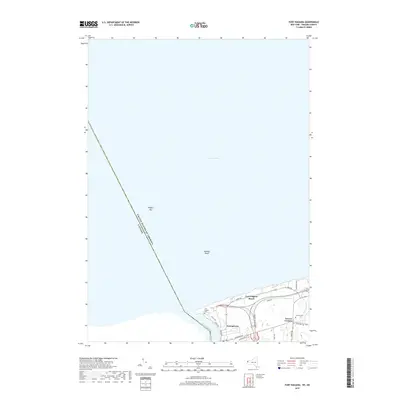 2019 Map of Fort Niagara, 2019 Print