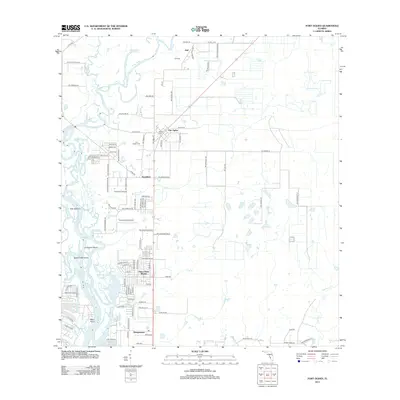 2012 Map of Fort Ogden, 2012 Print