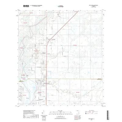 2018 Map of Fort Ogden, 2018 Print