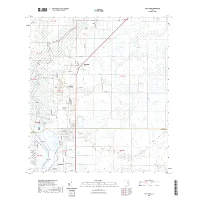2021 Map of Fort Ogden, 2021 Print