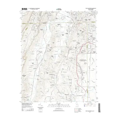 2014 Map of Fort Oglethorpe, 2014 Print