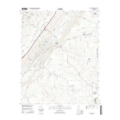 2014 Map of Fort Payne, 2014 Print
