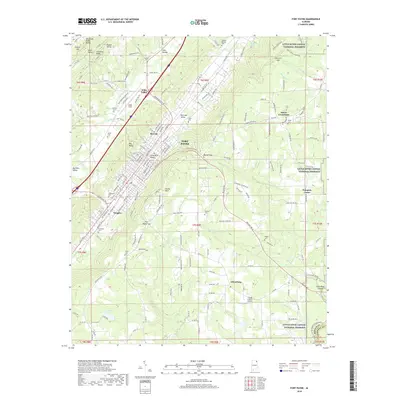 2018 Map of Fort Payne, 2018 Print