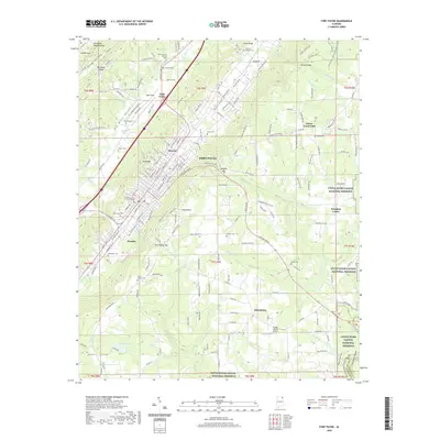 2020 Map of Fort Payne, 2020 Print