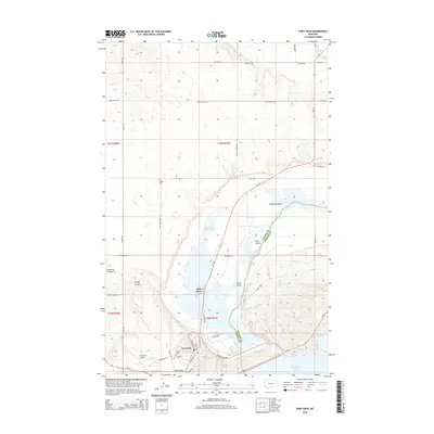 2014 Map of Fort Peck, 2014 Print