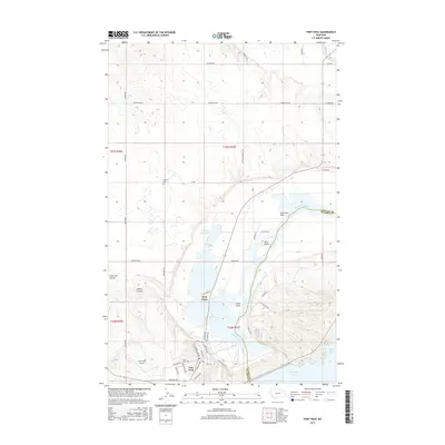 2017 Map of Fort Peck, 2017 Print