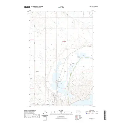 2020 Map of Fort Peck, 2020 Print