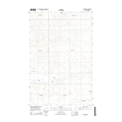 2014 Map of Fort Piegan, 2014 Print