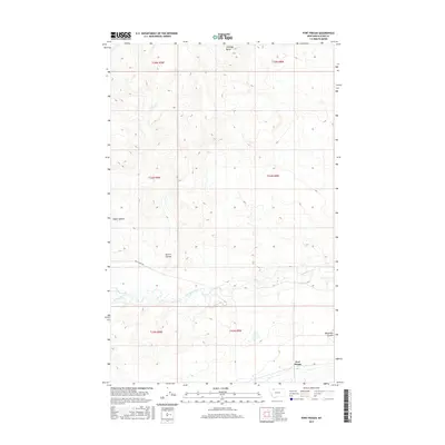 2017 Map of Fort Piegan, 2017 Print