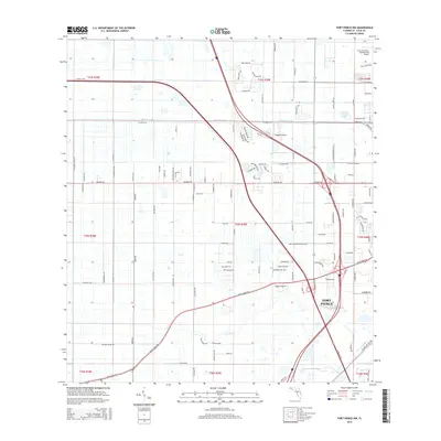 2015 Map of Fort Pierce NW, 2015 Print