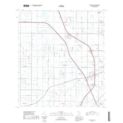 2018 Map of Fort Pierce NW, 2018 Print