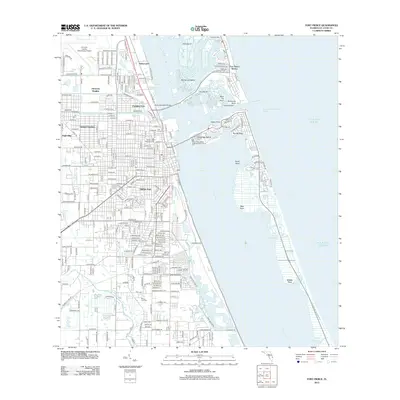2012 Map of Fort Pierce, 2012 Print