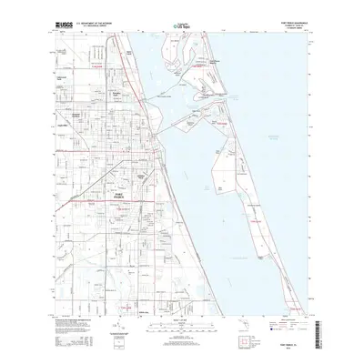 2015 Map of Fort Pierce, 2015 Print