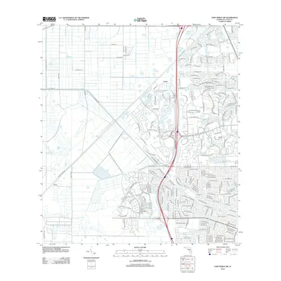 2012 Map of Fort Pierce SW, 2012 Print
