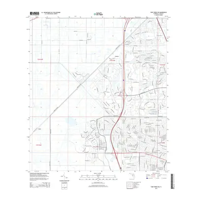 2015 Map of Fort Pierce SW, 2015 Print