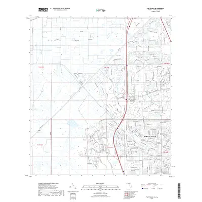 2018 Map of Fort Pierce SW, 2018 Print