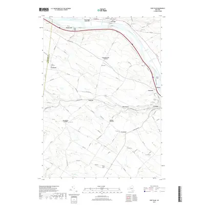 2019 Map of Fort Plain, 2019 Print
