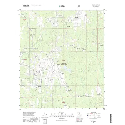 2020 Map of Fort Polk, 2020 Print