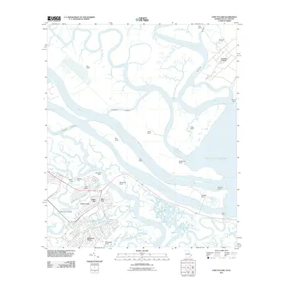 2011 Map of Fort Pulaski, 2011 Print