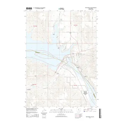 2015 Map of Fort Randall Dam, 2015 Print