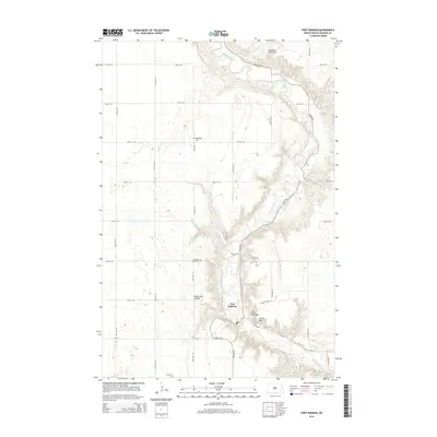 2014 Map of Fort Ransom, 2014 Print