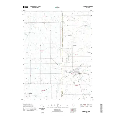 2019 Map of Fort Recovery, 2019 Print
