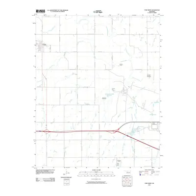 2009 Map of Fort Reno, 2009 Print