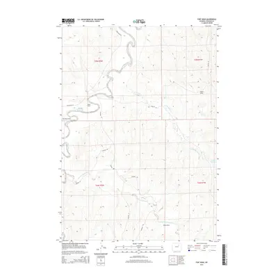 2015 Map of Fort Reno, 2015 Print