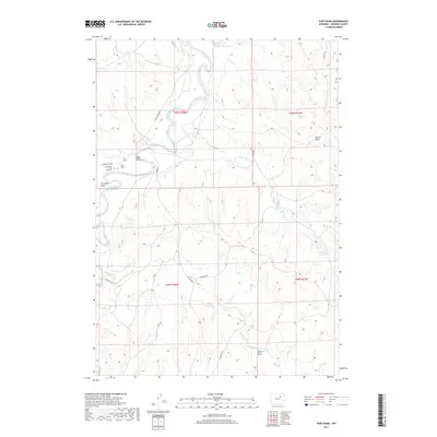 2017 Map of Fort Reno, 2017 Print