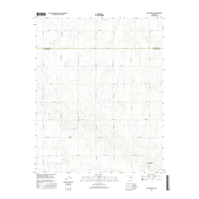 2016 Map of Fort Reno NE, 2016 Print