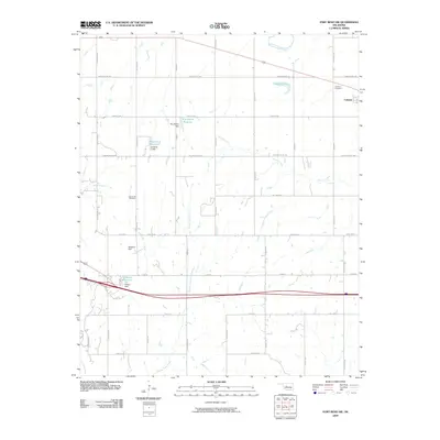 2009 Map of Fort Reno SW, 2009 Print