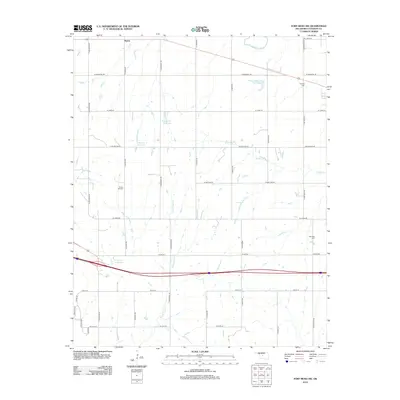 2012 Map of Fort Reno SW, 2012 Print