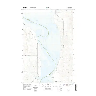 2014 Map of Fort Rice, 2014 Print