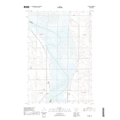 2017 Map of Fort Rice, 2017 Print
