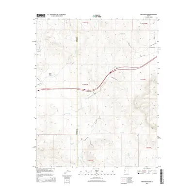 2014 Map of Fort Rock Ranch, 2014 Print