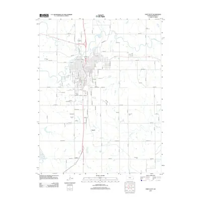 2012 Map of Fort Scott, 2012 Print