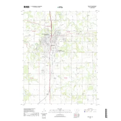 2018 Map of Fort Scott, 2018 Print