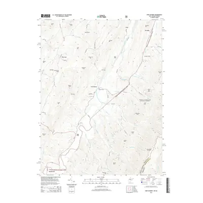 2014 Map of Fort Seybert, 2014 Print