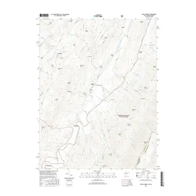 2016 Map of Fort Seybert, 2016 Print