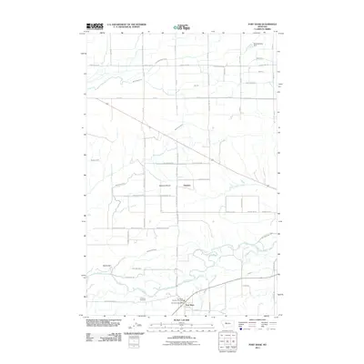 2011 Map of Fort Shaw, 2011 Print