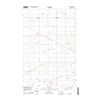 2014 Map of Fort Shaw, 2014 Print