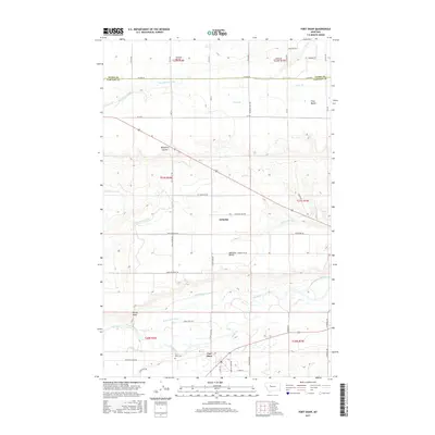 2017 Map of Fort Shaw, 2017 Print