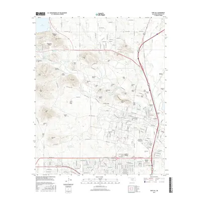 2016 Map of Fort Sill, 2016 Print